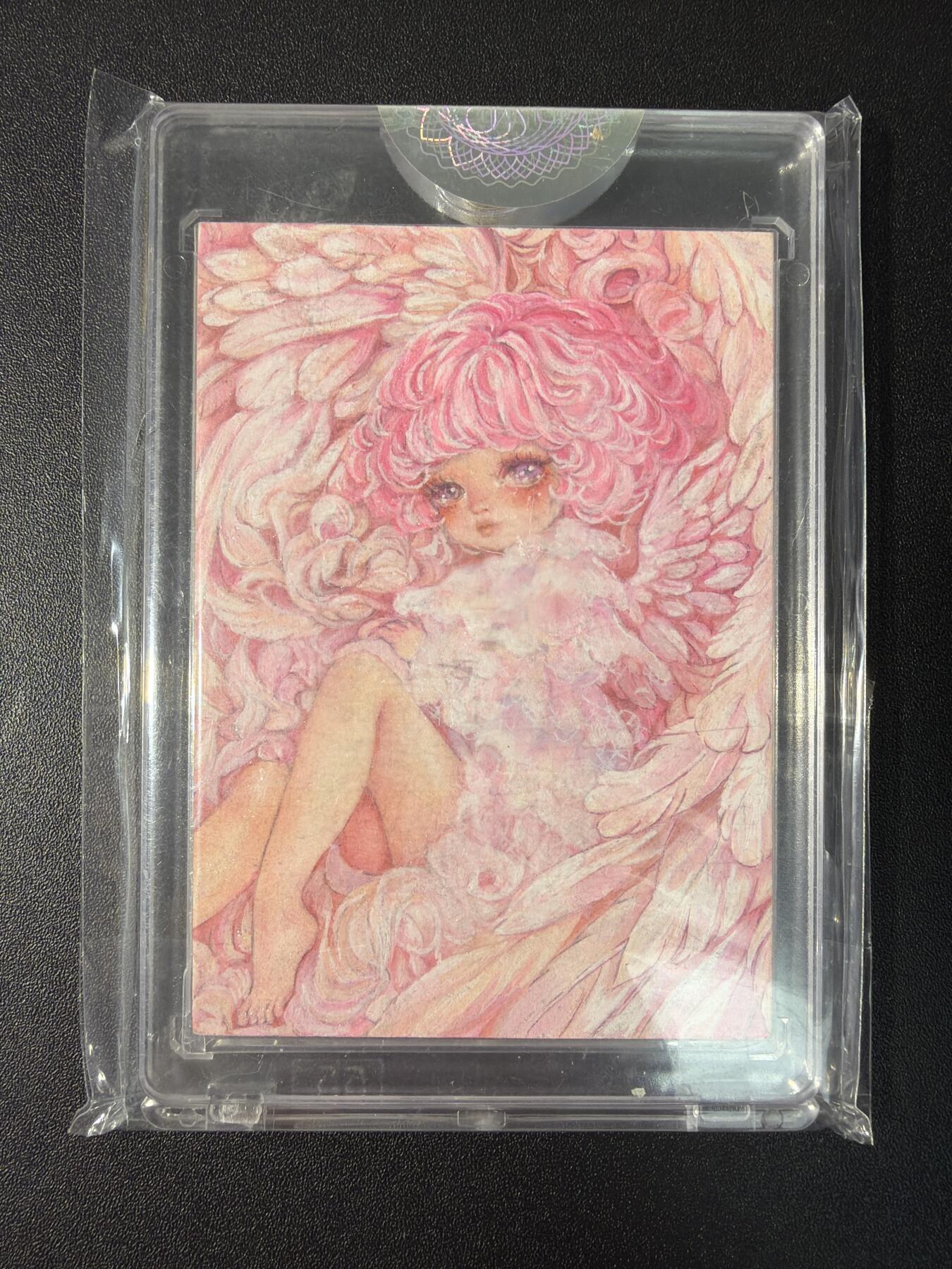 NO.28 好又多金牌大场，每周一站式配齐，方便凑单！（周6晚9点截拍，卖家送拍0抽成！） 【1/1手绘卡】画师小伍爱爱 粉色小天使