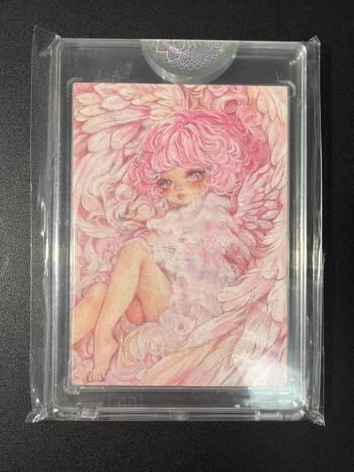 NO.28 好又多金牌大场，每周一站式配齐，方便凑单！（周6晚9点截拍，卖家送拍0抽成！） - 【1/1手绘卡】画师小伍爱爱 粉色小天使