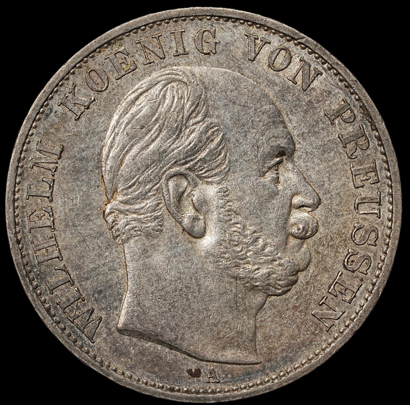 修遠堂世界钱币第108期 1871年普鲁士-普法战争胜利1泰勒银币