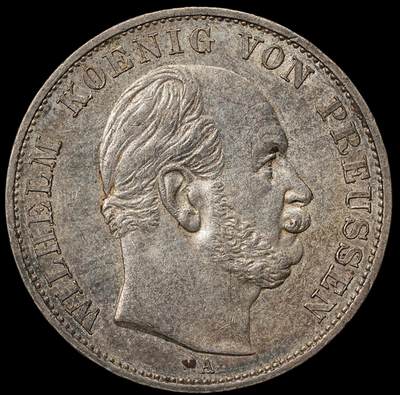 修遠堂世界钱币第108期 - 1871年普鲁士-普法战争胜利1泰勒银币