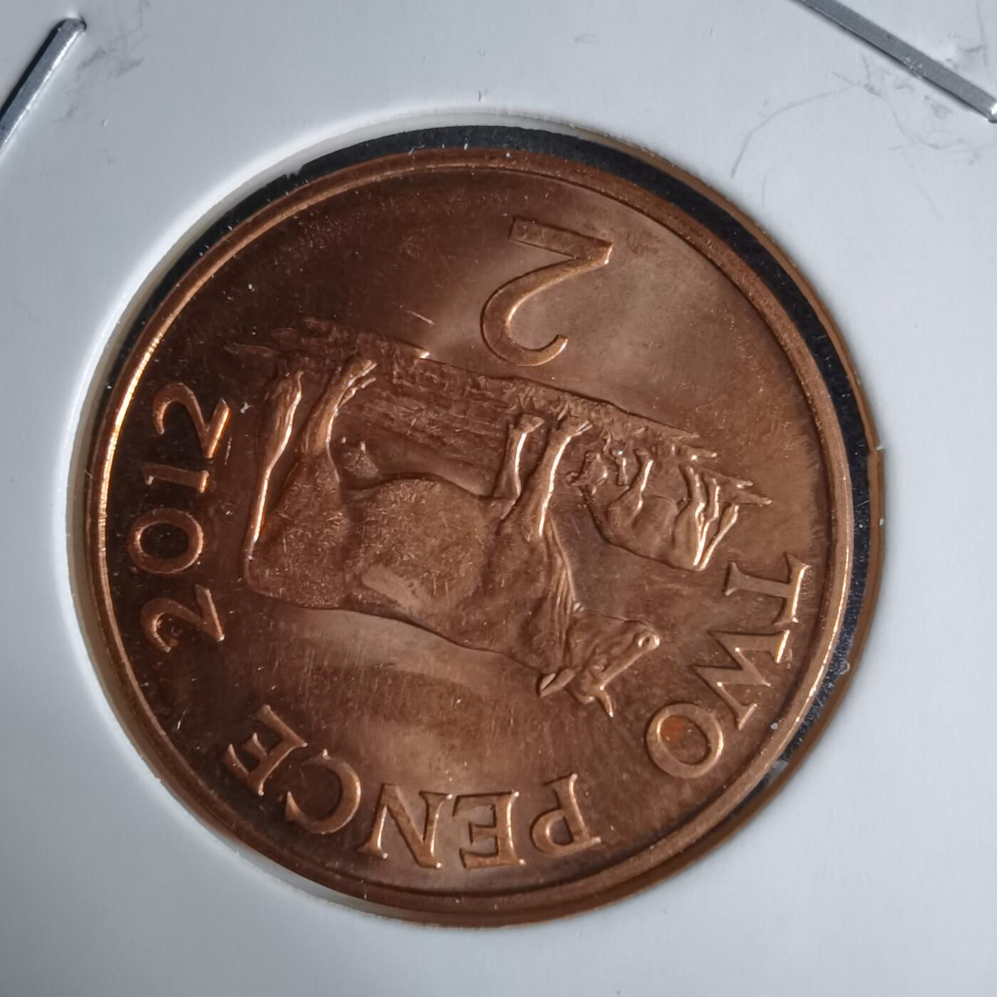 沼泽如烟--第1029场 根西2012年2便士