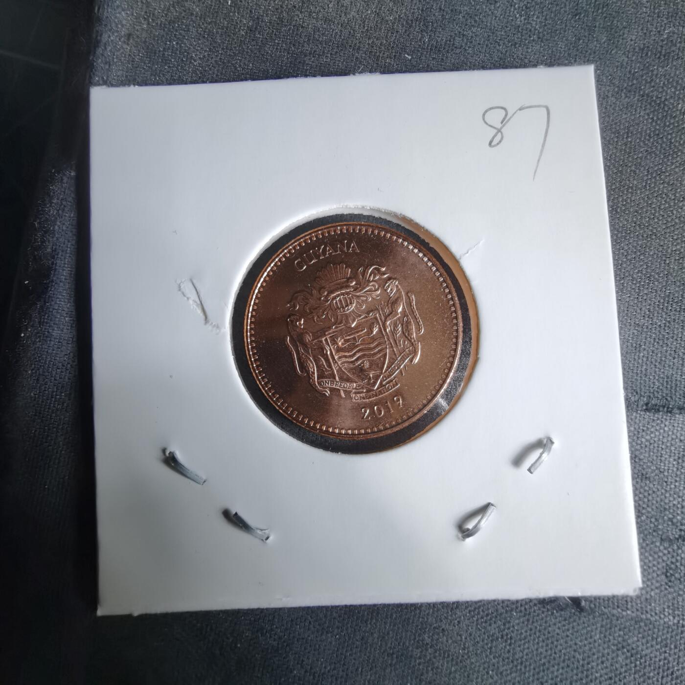 沼泽如烟--第1029场 圭亚那2019年5元