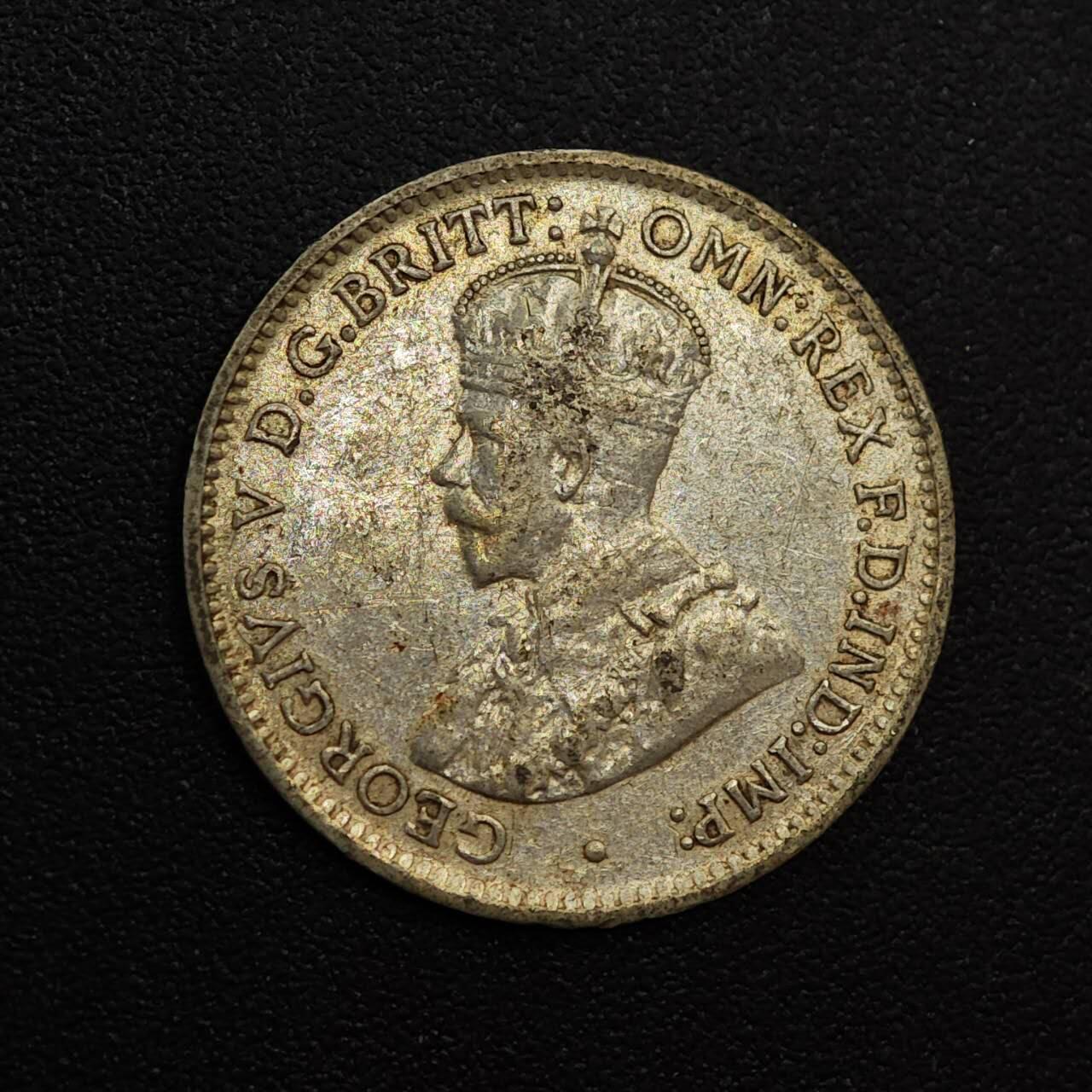 【淘币小摊】实时拍第八百八十一拍   小银币散币场    每周一统一发货 澳大利亚1919年乔治五世3便士银币