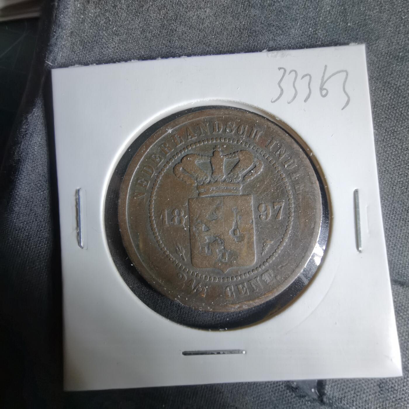 沼泽如烟--第1033场 荷属东印度1897年2.5分