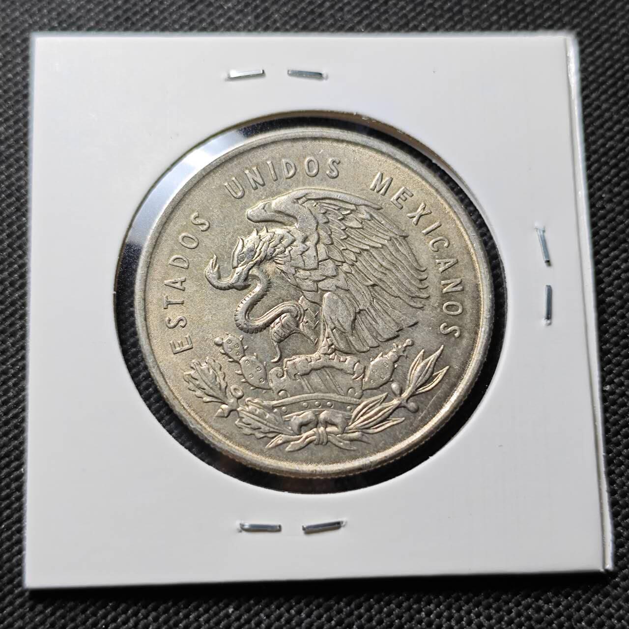 KK钱币收藏小铺   套币专场 2月预留时间 周末发货  1950墨西哥1比索银币