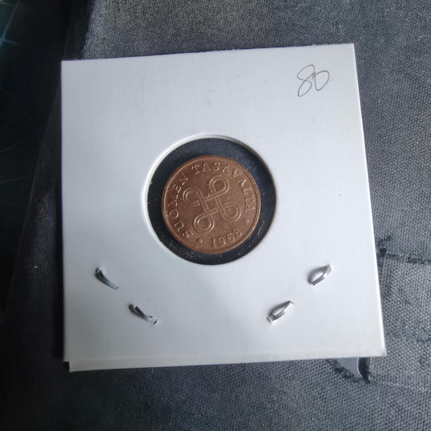 沼泽如烟--第1029场 芬兰1968年1芬尼