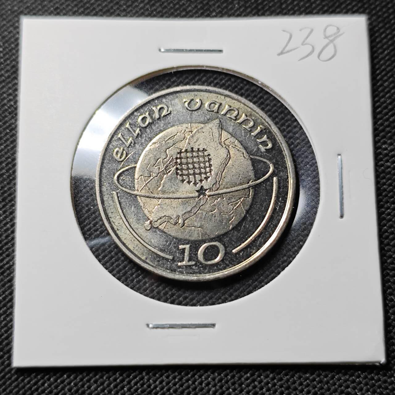 KK钱币收藏小铺   套币专场 2月预留时间 周末发货  1988马恩岛10便士