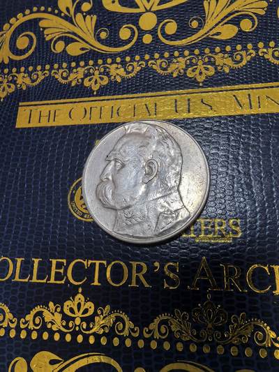 长老汇马年精选第十二场拍卖 - 1936波兰建国之父毕苏斯基10兹罗提银币，22克750银，克书150美金