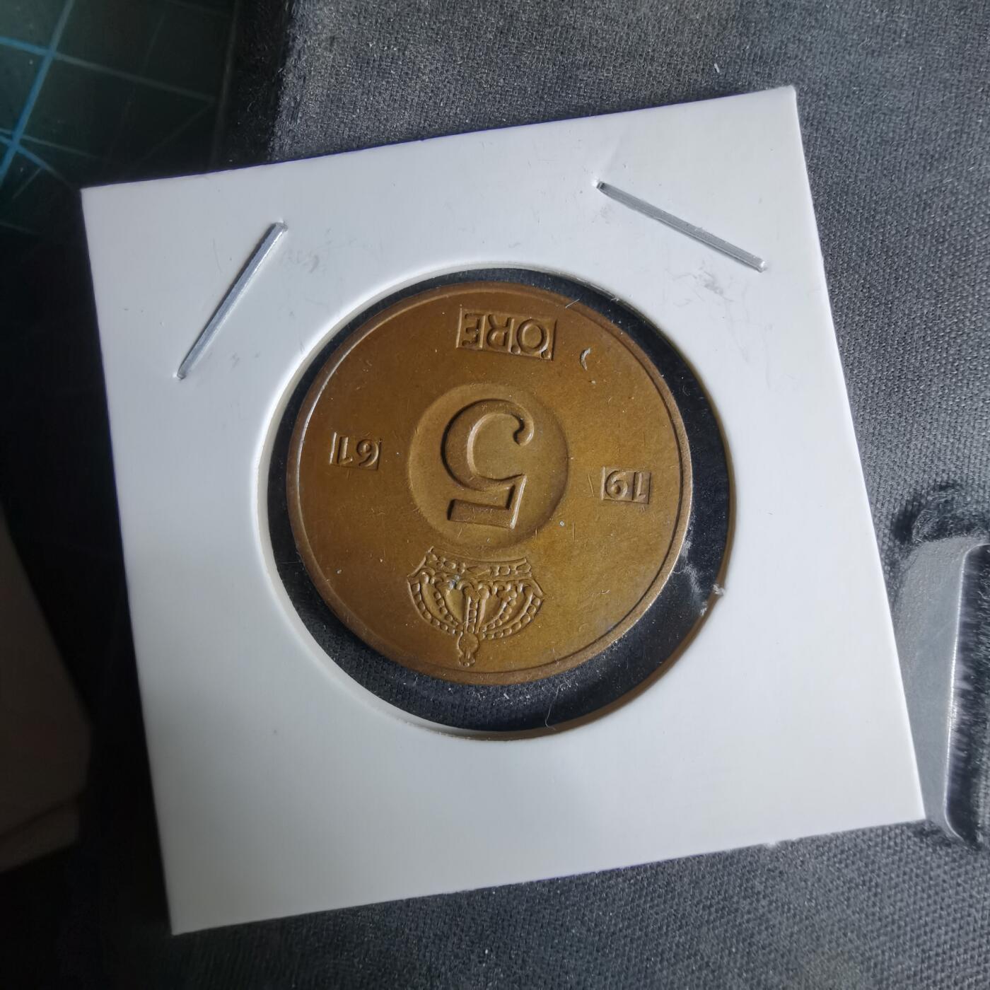 沼泽如烟--第1029场 瑞典1961年5欧尔