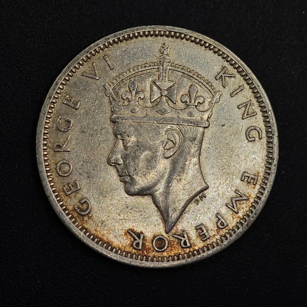 【淘币小摊】实时拍第八百八十一拍   小银币散币场    每周一统一发货 斐济1942年乔治六世一先令银币