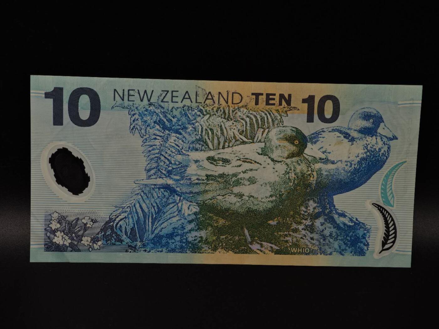  【淘币小摊】限时拍第八百八十二拍   纸币场    每周一统一发货 新西兰10元塑料钞【有折】