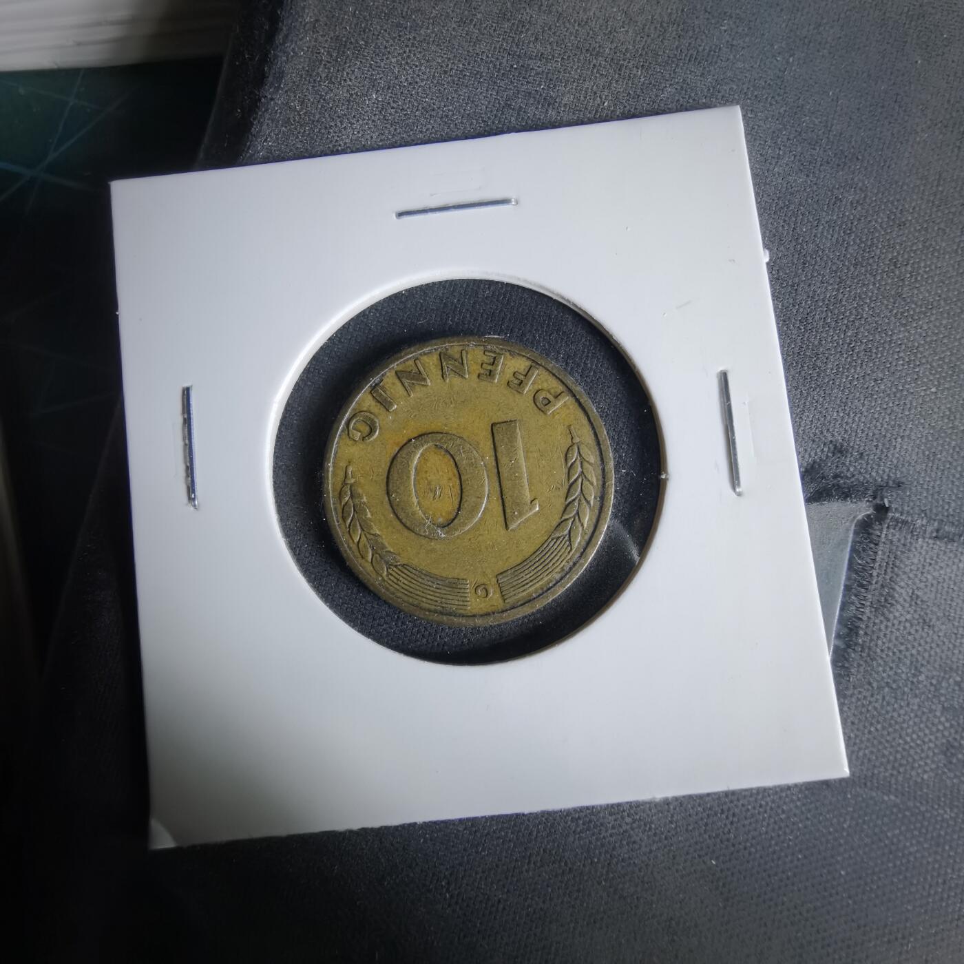 沼泽如烟--第1033场 德国1949年10芬尼