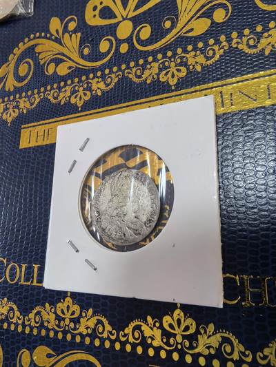 长老汇马年精选第十一场拍卖 - 1728奥地利（卡尔）查尔斯六世3克洛泽银币，背面深打