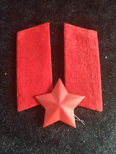 65式肩章 红星帽徽 - 65式肩章 红星帽徽