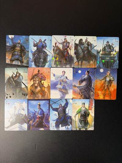 NO.28 好又多金牌大场，每周一站式配齐，方便凑单！（周6晚9点截拍，卖家送拍0抽成！） - 燎原三国 第三弹 龙骧虎跃 孙启鑫套 彩闪11彩闪+3普卡 14张不重复