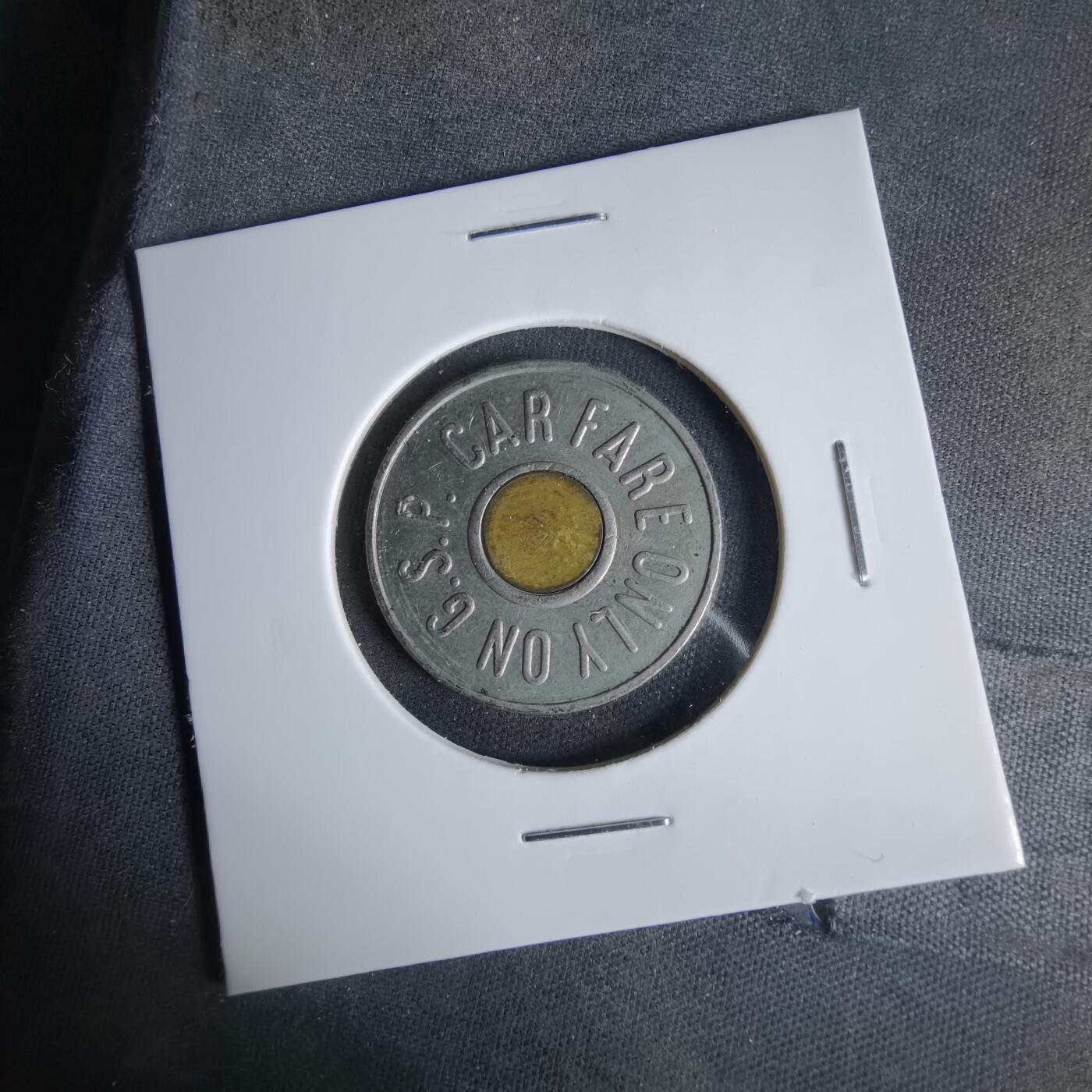 沼泽如烟--第1033场 美国花园州收费公路（Garden State Parkway）双金属公交/乘车代币