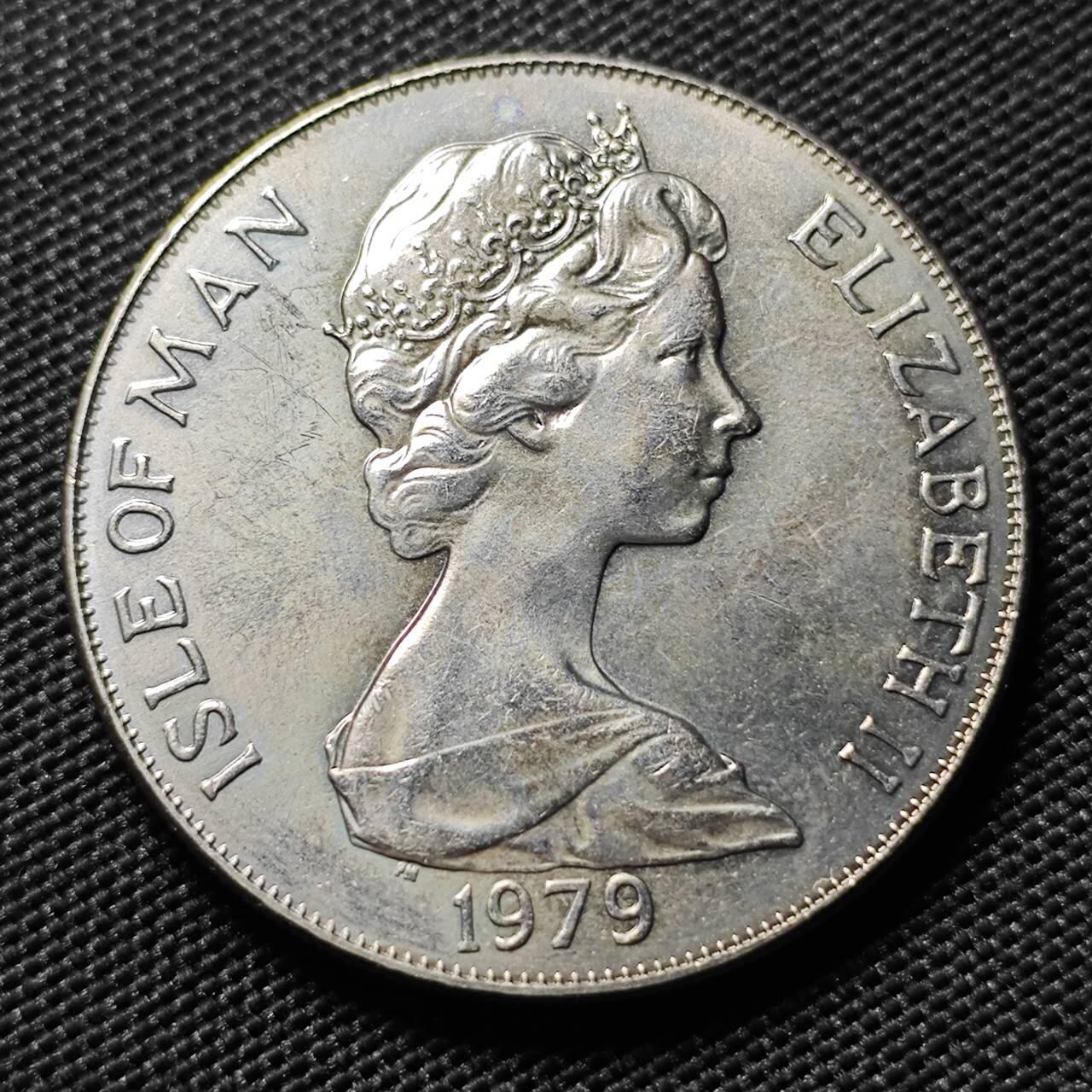 KK钱币收藏小铺   套币专场 2月预留时间 周末发货  英属马恩岛1979年1克朗 廷瓦尔德千禧年纪念