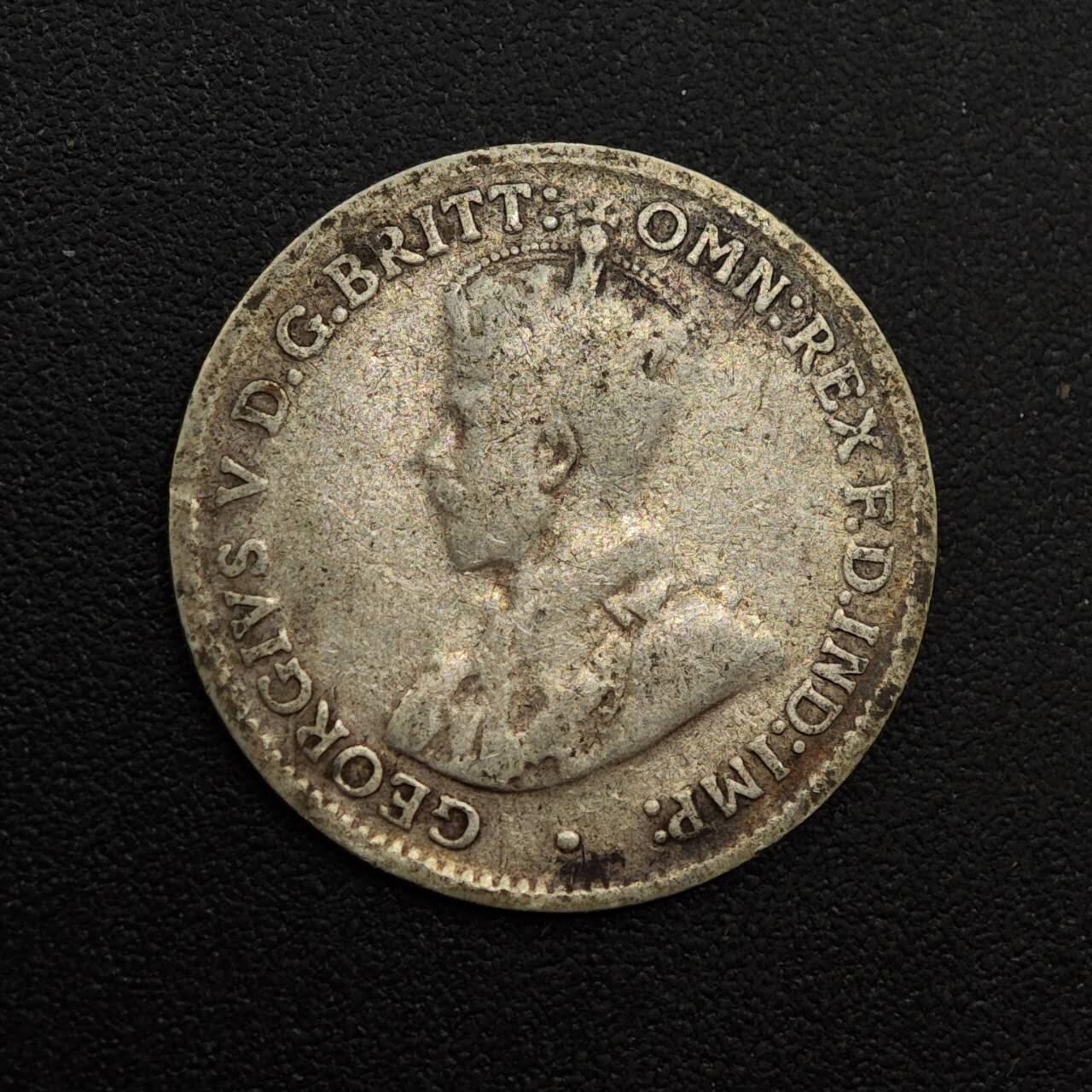 【淘币小摊】实时拍第八百八十一拍   小银币散币场    每周一统一发货 澳大利亚1926年乔治五世3便士银币