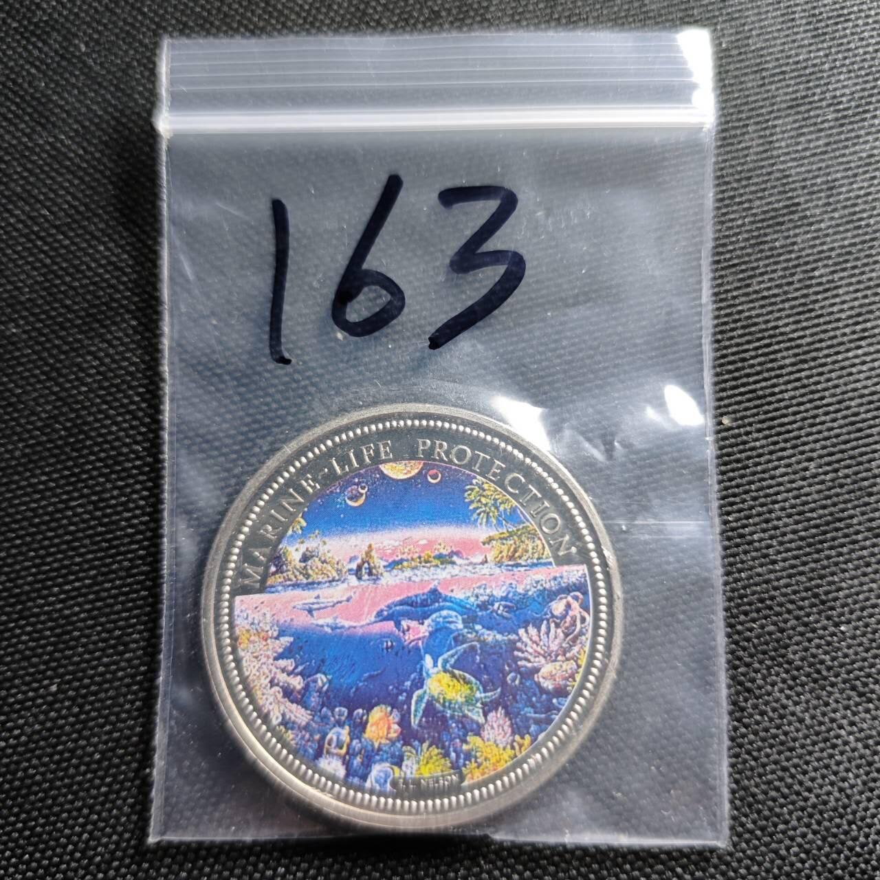 KK钱币收藏小铺   套币专场 2月预留时间 周末发货   1993帕拉1元彩色纪念币 美人鱼