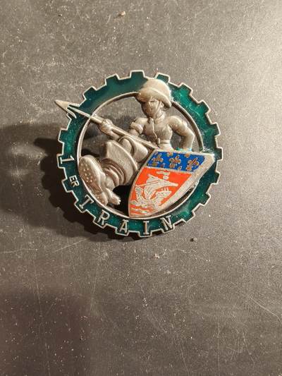 老王徽章第188期 - 法国陆军第1运输团证章