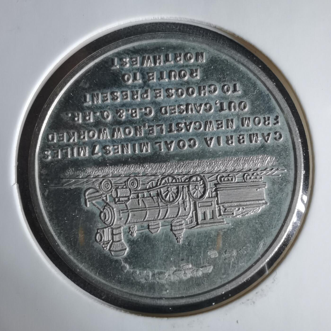 沼泽如烟--第1033场 1964年美国怀俄明州纽卡斯尔建市75周年纪念代币