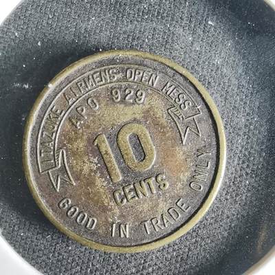 沼泽如烟--第1033场 - 驻日美军板付（伊塔祖克）空军基地士兵食堂10美分军用代币