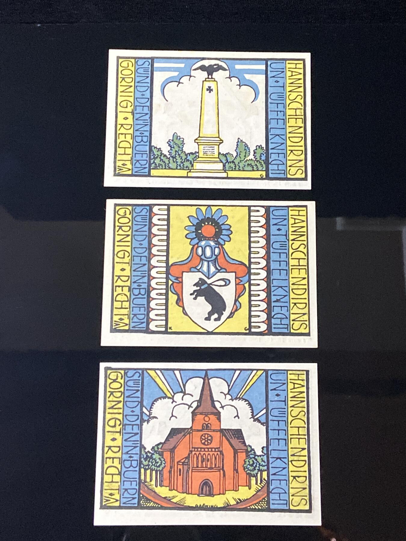 2026年第三十七场(总第二百零六场）德紧纸币特拍场(佣金3%，最低1元) 德紧纸币–德国梅克伦堡-前波美拉尼亚州卡洛夫乡（Gemeinde Carlow i.M.，i.M. 为 in Mecklenburg 缩写）25、50、75芬妮三枚套票