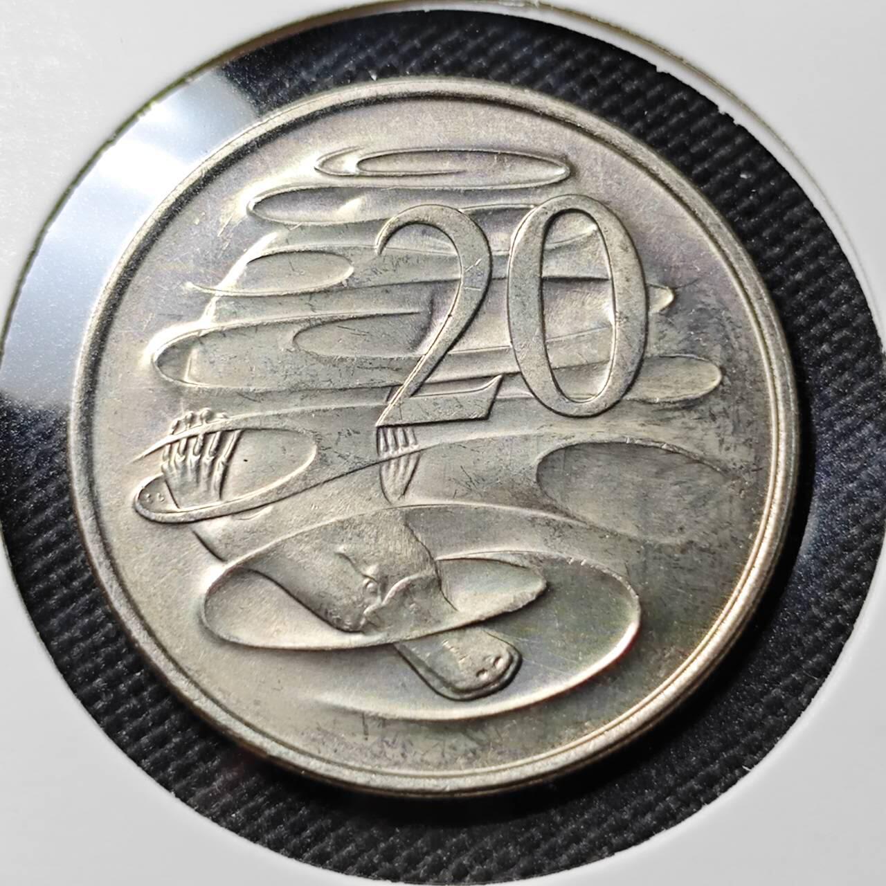 KK钱币收藏小铺   套币专场 2月预留时间 周末发货  1970澳大利亚20便士