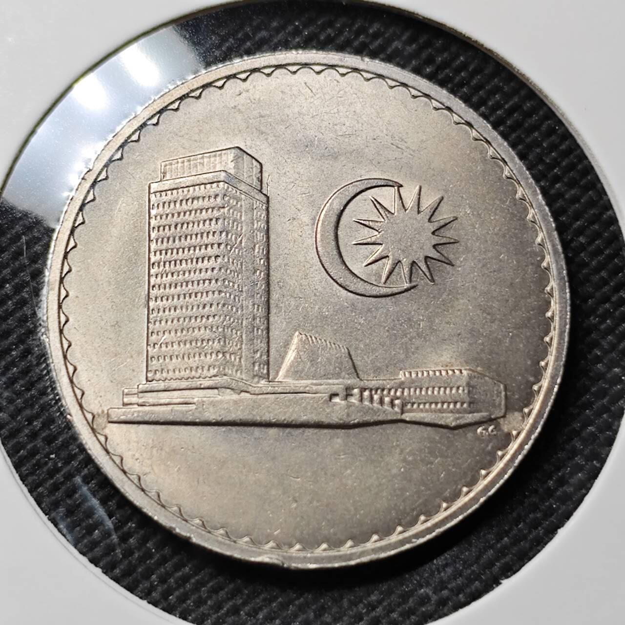 KK钱币收藏小铺   套币专场 2月预留时间 周末发货  1968马来西亚50仙 早期安全边 好品少见