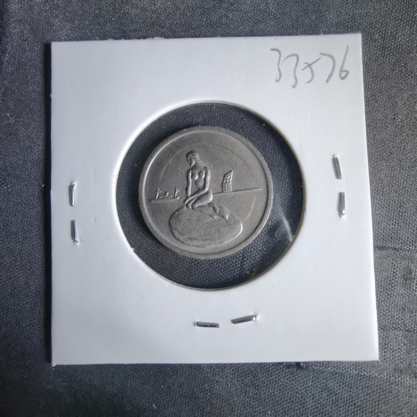 沼泽如烟--第1033场 丹麦哥本哈根有轨电车优惠交通代币（小美人鱼主题）