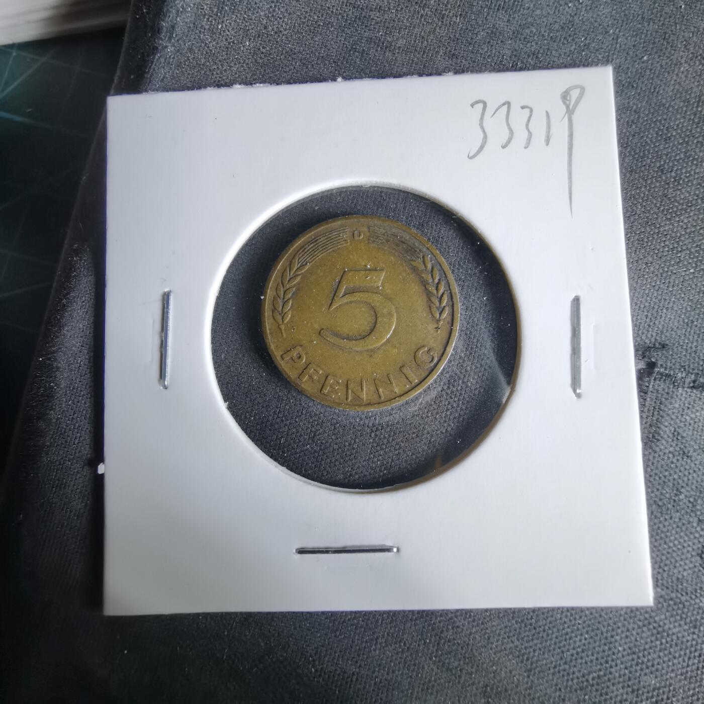 沼泽如烟--第1033场 德国1949年5芬尼