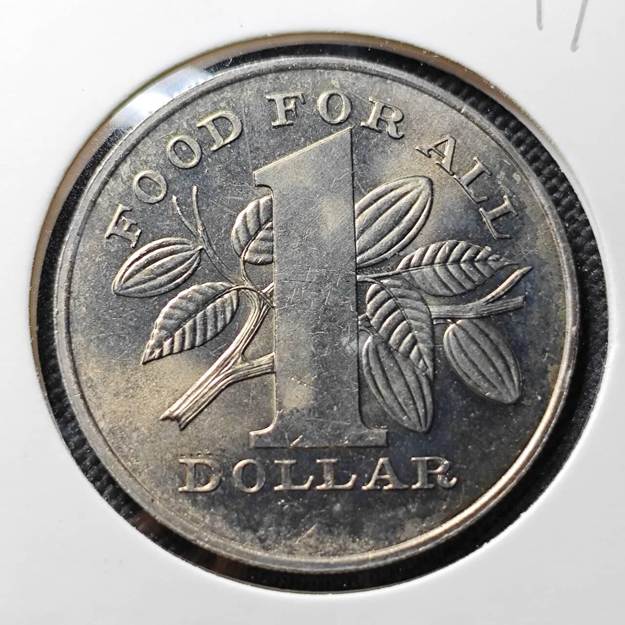 KK钱币收藏小铺   套币专场 2月预留时间 周末发货  1979巴布内亚新几内亚1元 好品