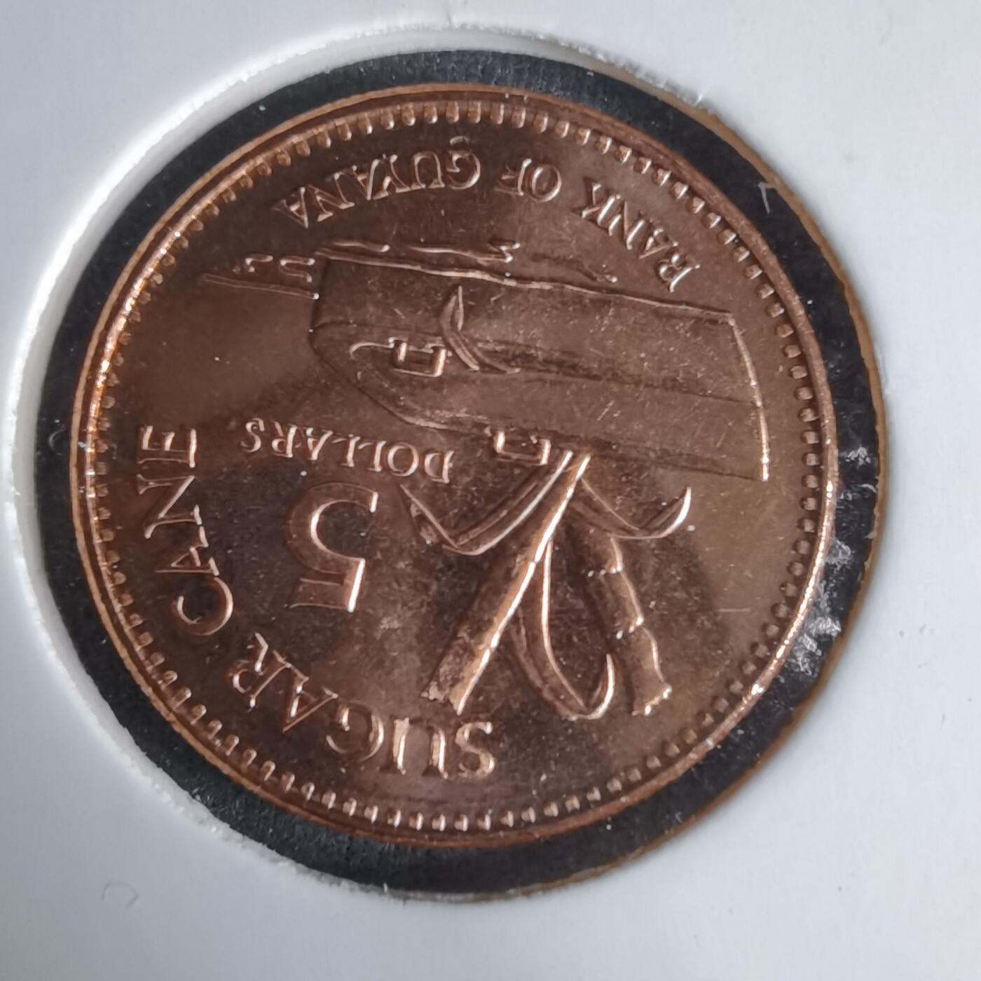 沼泽如烟--第1029场 圭亚那2019年5元