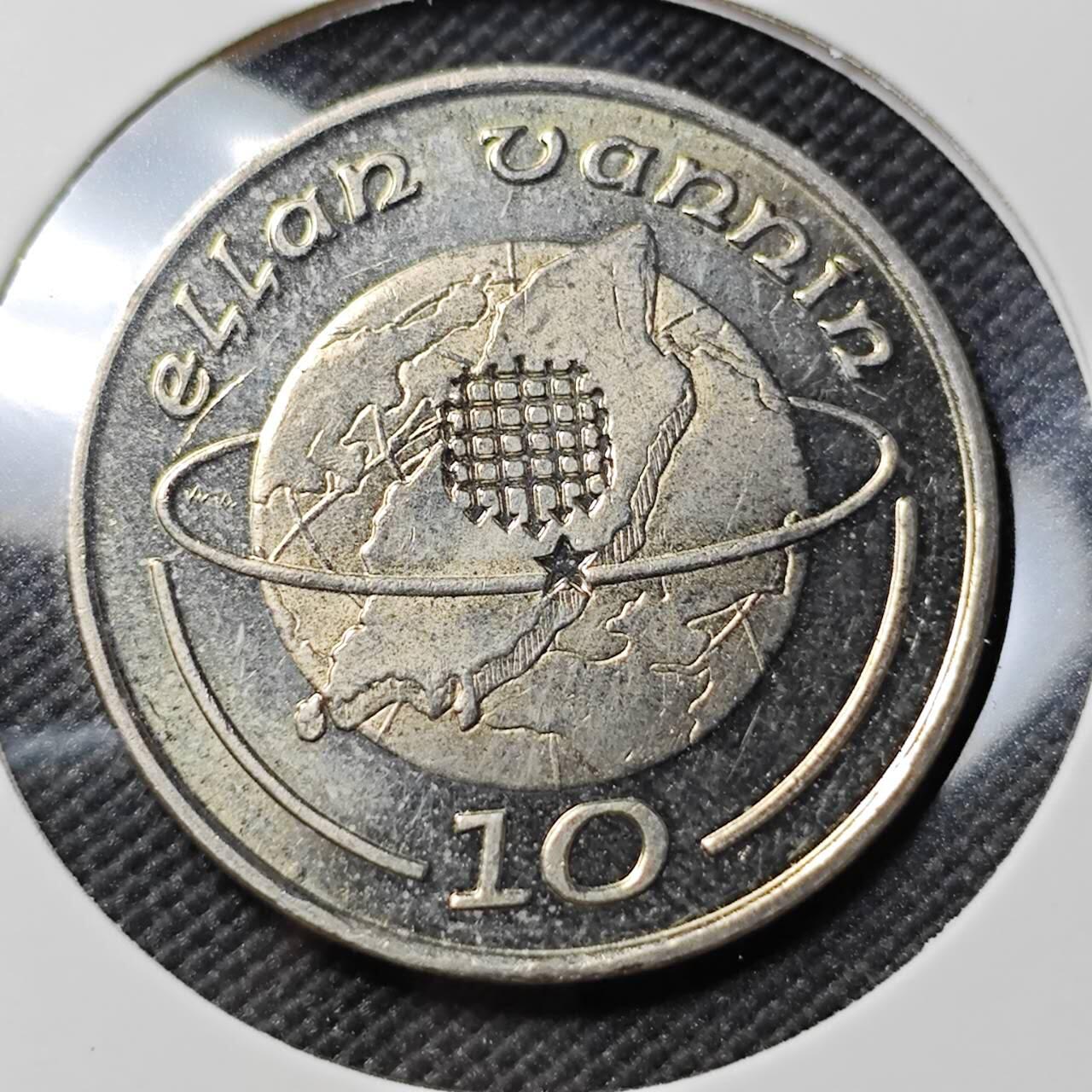 KK钱币收藏小铺   套币专场 2月预留时间 周末发货  1988马恩岛10便士