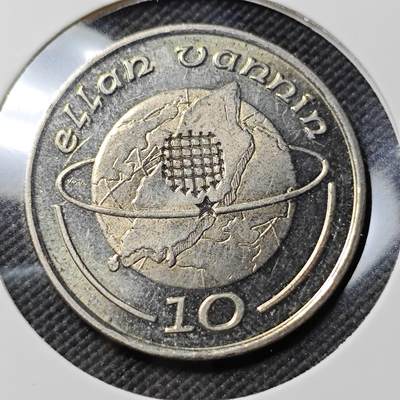 KK钱币收藏小铺   套币专场 2月预留时间 周末发货 -  1988马恩岛10便士