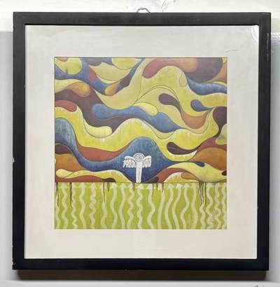 零元拍：歪歪 OWSON 系列作品装饰画《十四亿》相框尺寸43/43CM。因展品出展，镜框有掉漆划痕有裂，介意勿拍，《1400000000》的这一次创作是OWSON以自己的方式来纪念与致敬纯粹的现实理想主义者袁隆平先生，致敬他为这个世界和14亿人带来的庇护。 - 零元拍：歪歪 OWSON 系列作品装饰画《十四亿》相框尺寸43/43CM。因展品出展，镜框有掉漆划痕有裂，介意勿拍，《1400000000》的这一次创作是OWSON以自己的方式来纪念与致敬纯粹的现实理想主义者袁隆平先生，致敬他为这个世界和14亿人带来的庇护。