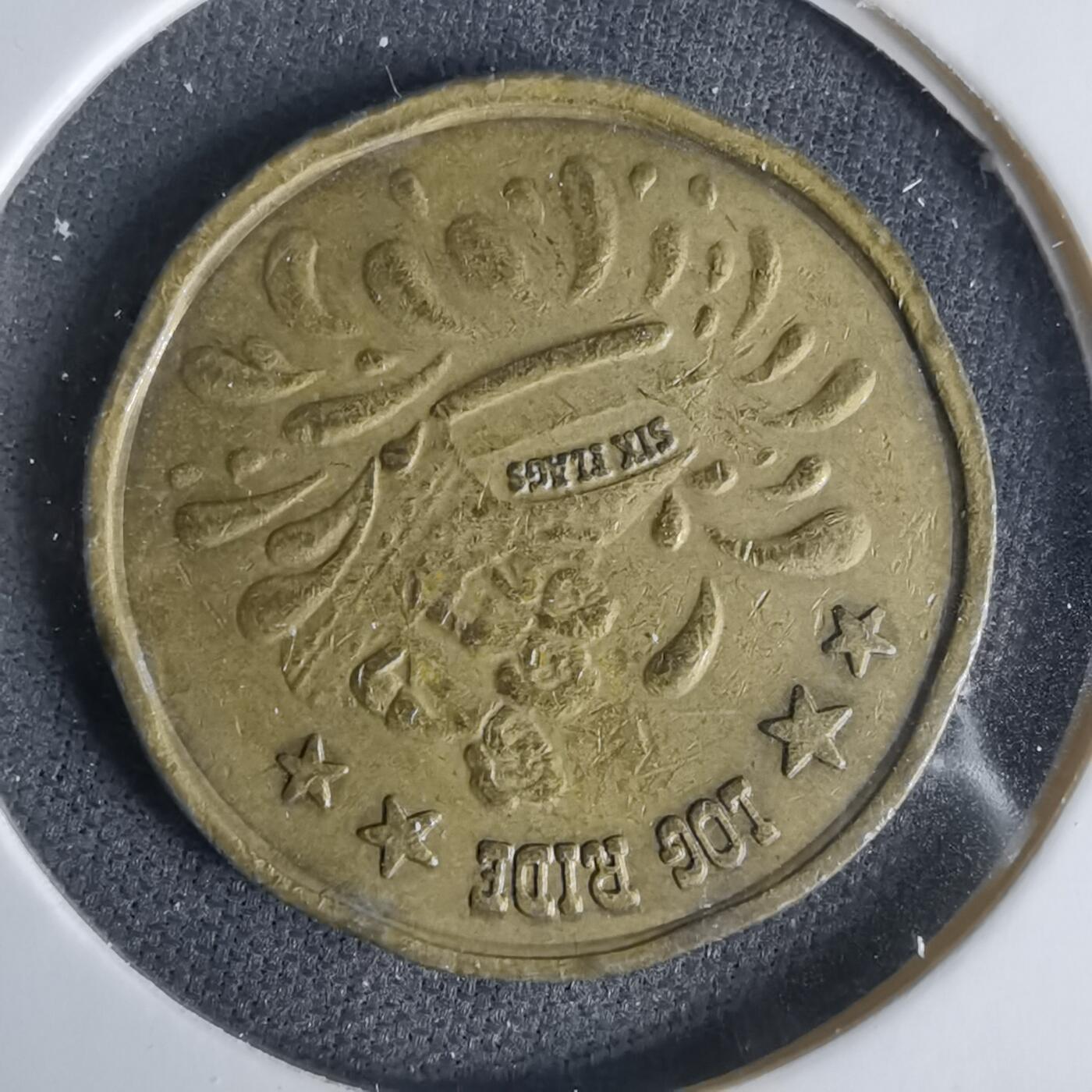 沼泽如烟--第1033场 美国六旗游乐园（Six Flags）Log Ride项目专用游戏代币