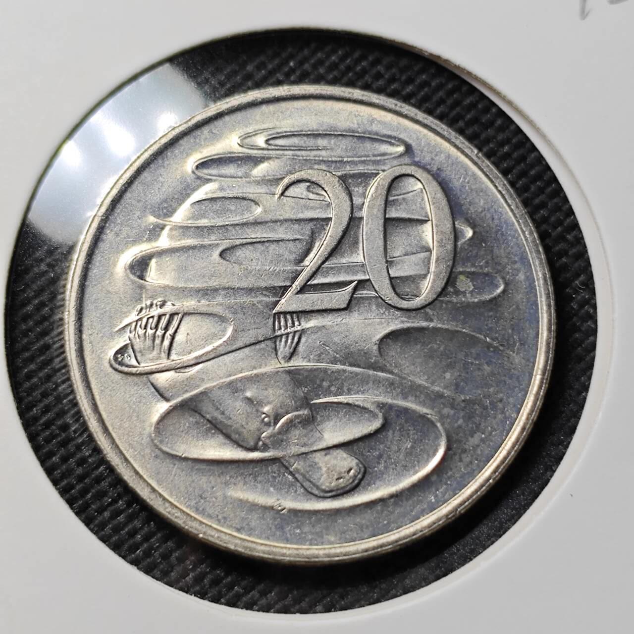 KK钱币收藏小铺   套币专场 2月预留时间 周末发货  1981澳大利亚20便士