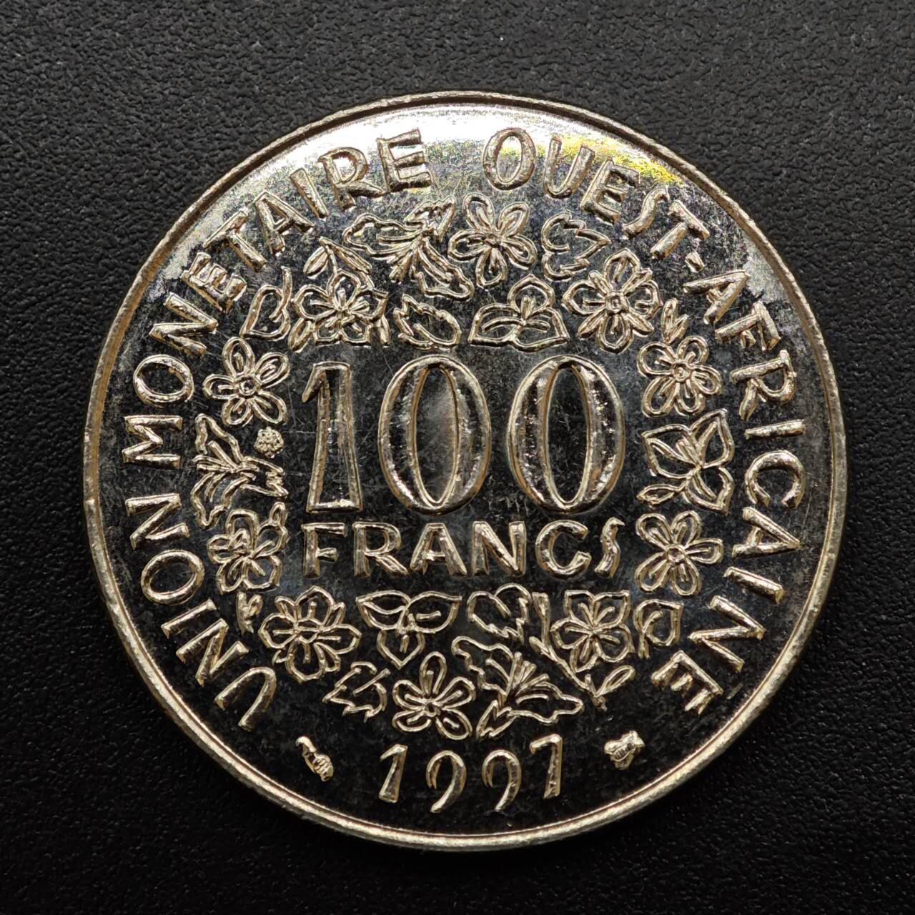 【淘币小摊】实时拍第八百八十一拍   小银币散币场    每周一统一发货 西非1997年100法郎镍币