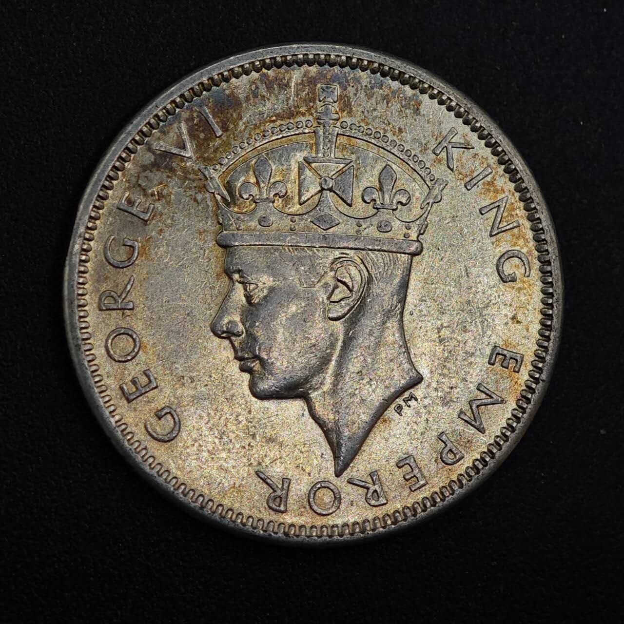 【淘币小摊】实时拍第八百八十一拍   小银币散币场    每周一统一发货 斐济1942年乔治六世一先令银币