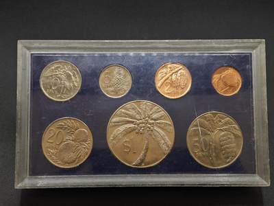 【淘币小摊】实时拍第八百八十一拍   小银币散币场    每周一统一发货 - 萨摩亚1974年套币