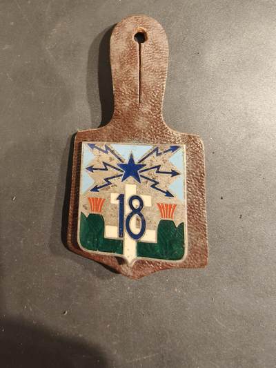 老王徽章第188期 - 法国陆军第18通信团证章