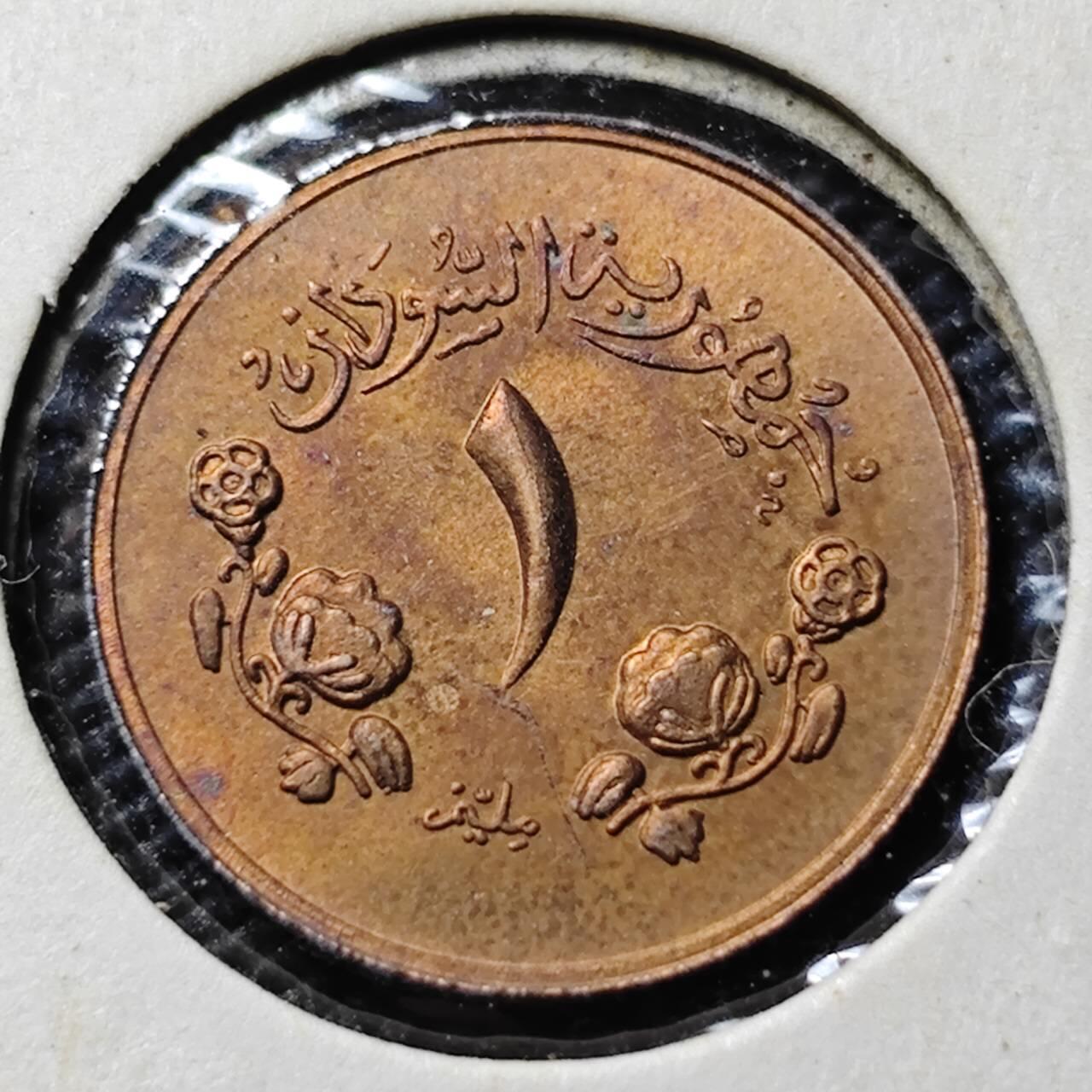 KK钱币收藏小铺   套币专场 2月预留时间 周末发货  苏丹1米利姆铜币 好品