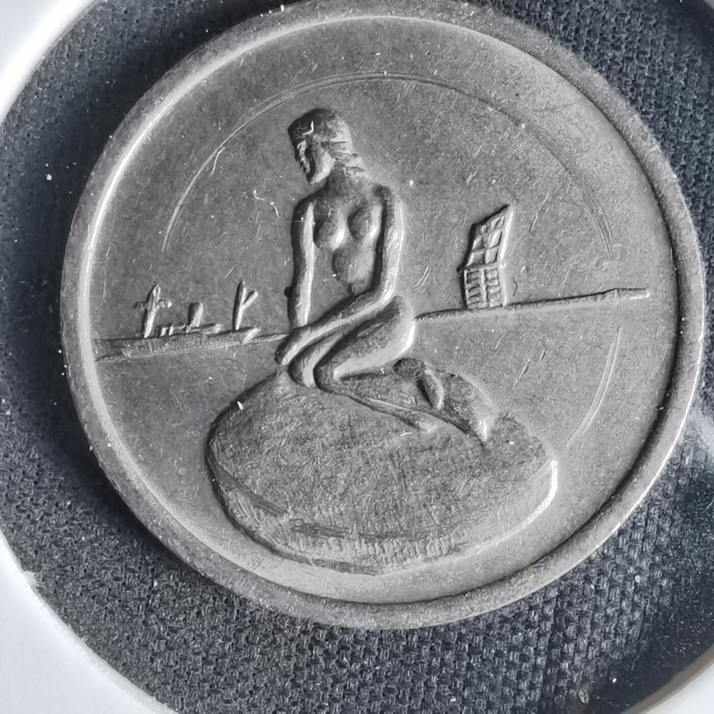 沼泽如烟--第1033场 丹麦哥本哈根有轨电车优惠交通代币（小美人鱼主题）