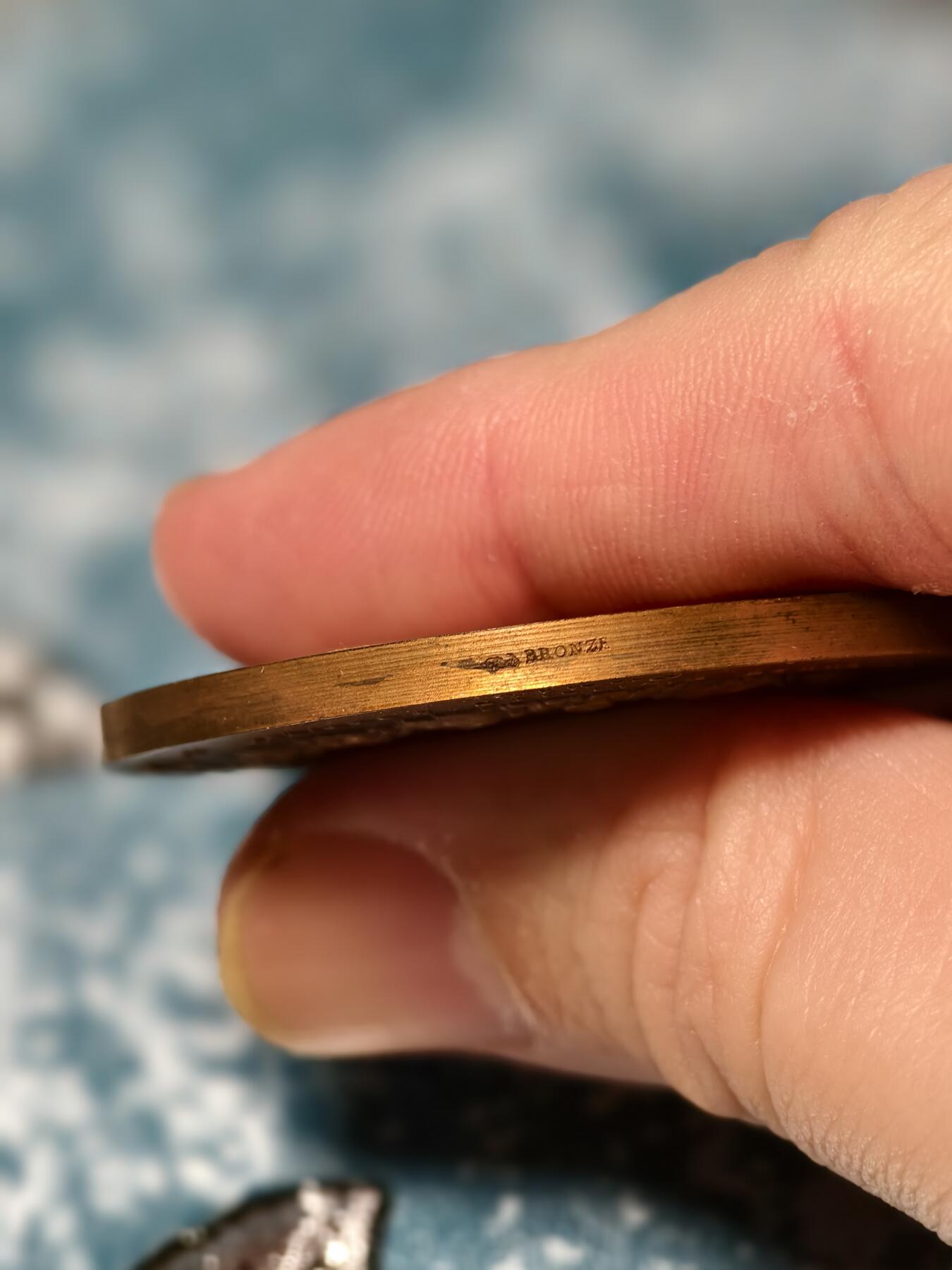 抚柳草堂-第十八期章牌钱币  奖章勋章限时免佣 满百包邮 放漏专场 19世纪末-20世纪初法兰西会计学会大铜章  播种者浮雕精美 直径45mm  重44g 法国新艺术风格由著名雕刻师 J. Lagrange让·拉格朗日设计 