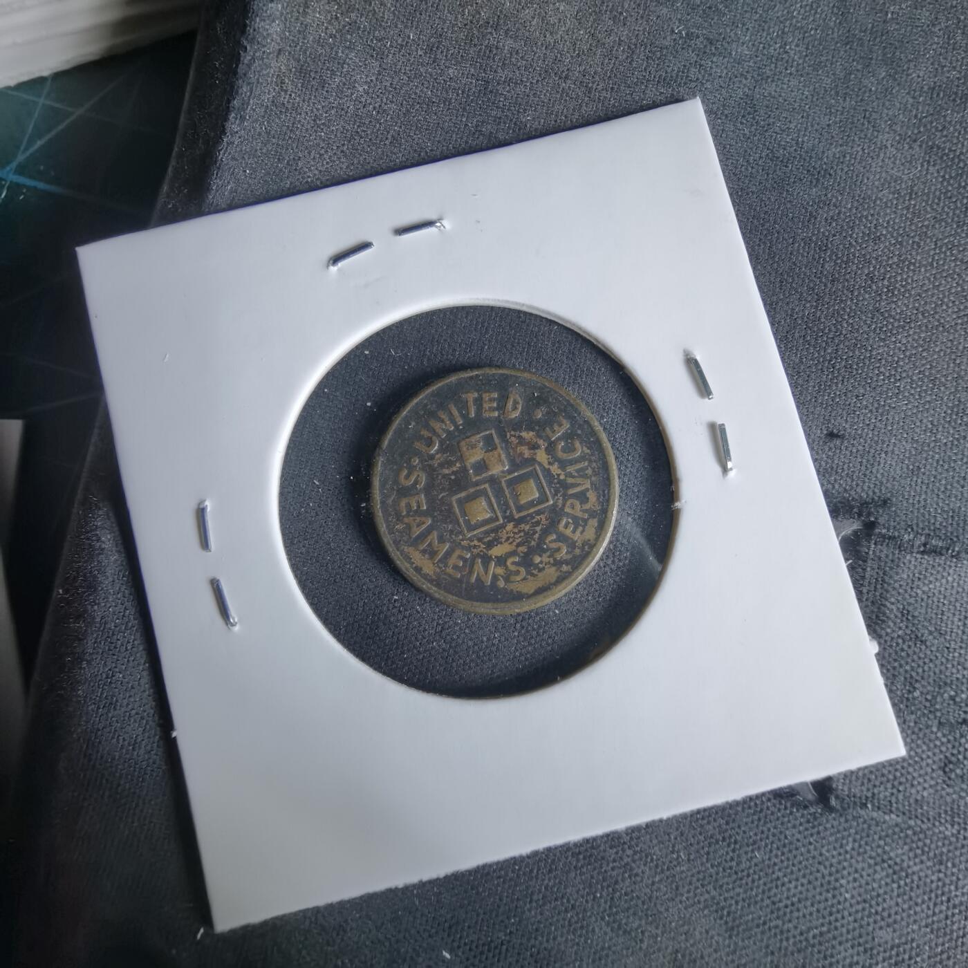 沼泽如烟--第1033场 美国海员服务社（US Seamen's Service）10美分内部代币