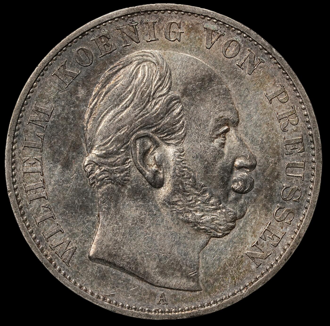 修遠堂世界钱币第108期 1871年普鲁士-普法战争胜利1泰勒银币