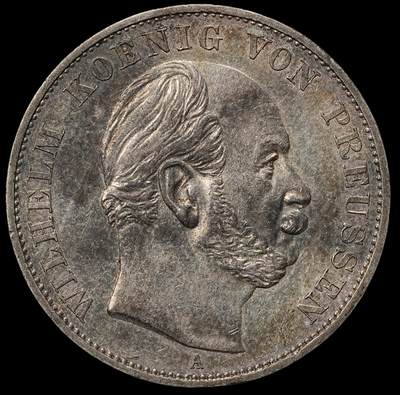 修遠堂世界钱币第108期 - 1871年普鲁士-普法战争胜利1泰勒银币