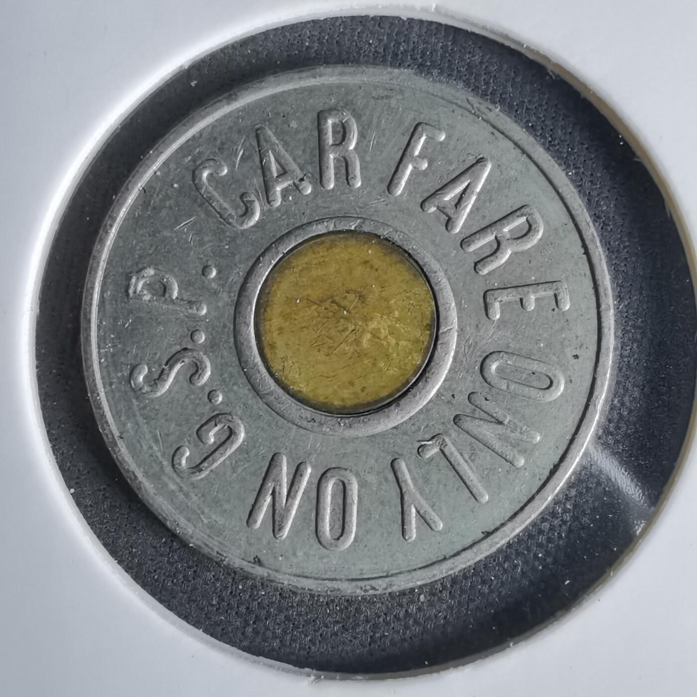 沼泽如烟--第1033场 美国花园州收费公路（Garden State Parkway）双金属公交/乘车代币