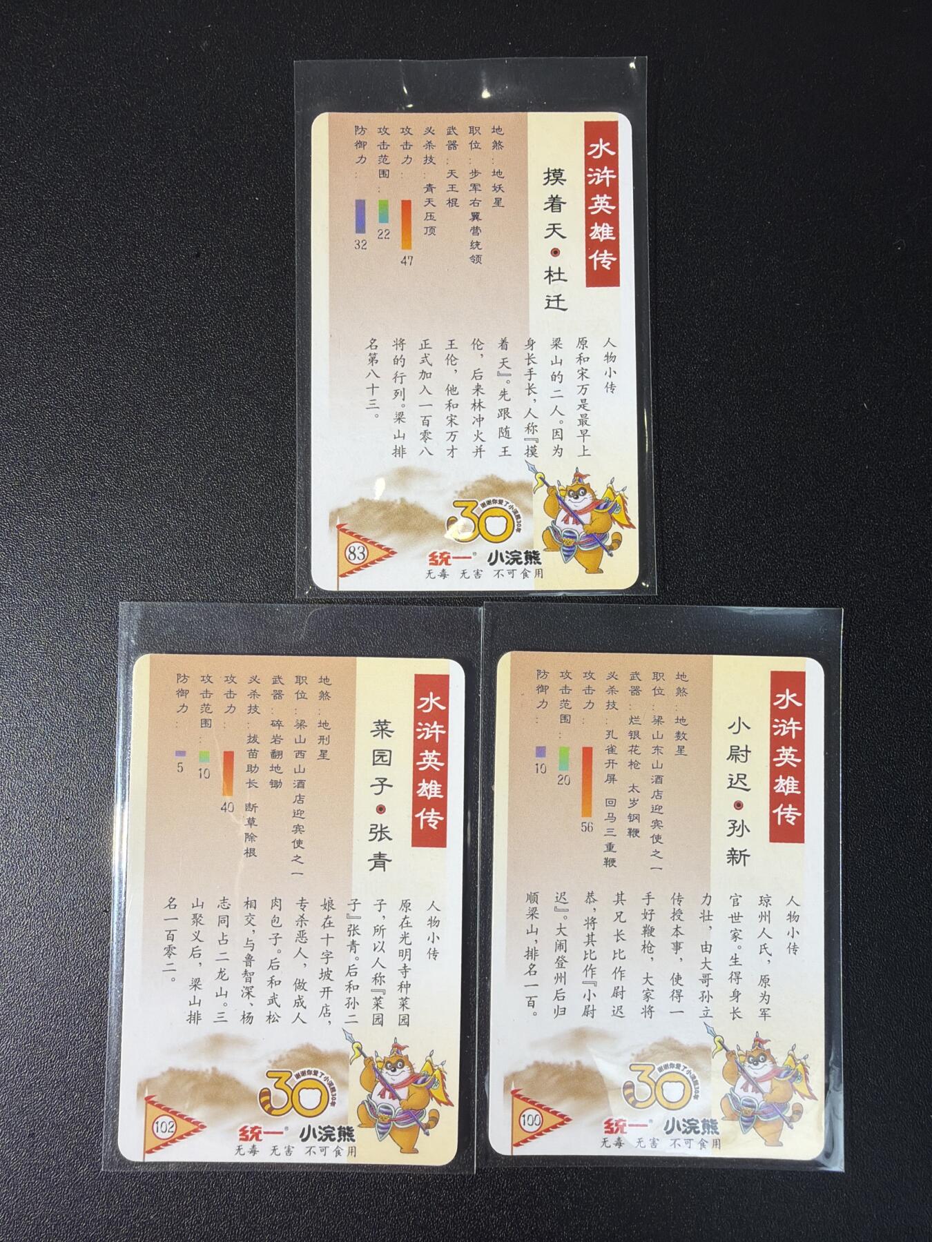 NO.28 好又多金牌大场，每周一站式配齐，方便凑单！（周6晚9点截拍，卖家送拍0抽成！） 小浣熊30周年 杜迁 孙新 张青 小粗闪3张 无售后介意勿拍